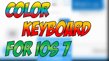 Get iOS 8 Color Keyboard in iOS 7