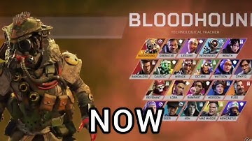 Bloodhound old vs new intro pose | Apex Legends