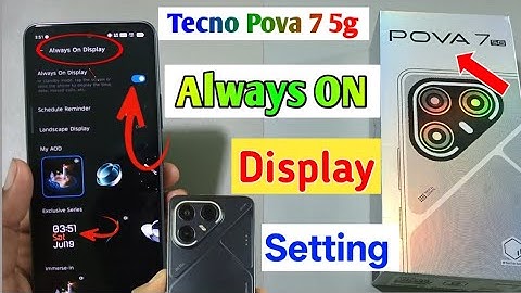 Tecno Pova 7 5g Always on display setting/How to always on display in tecno pova 7 5g