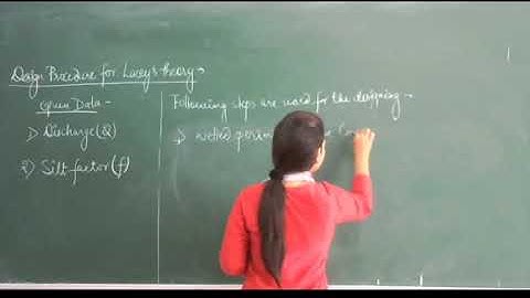 WRE, Lecture 26, Design of Stable Channel