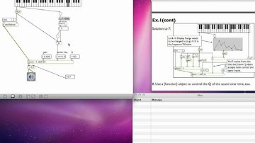 Max MSP Tutorial 05b2: Subtractive Synthesis [2]