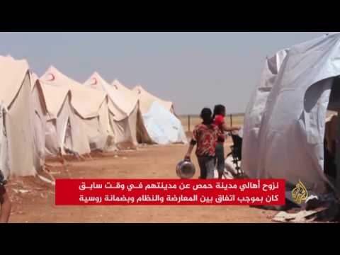 عودة النازحين لحي الوعر رغم سيطرة قوات النظام