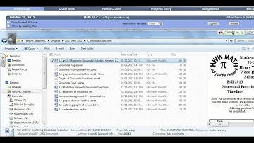Exploring Graphs of Sinusoidal Functions