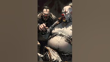 ai art animation by ai_skyflakes stable diffusion deforum dark clown #aiart #stablediffusion #goth