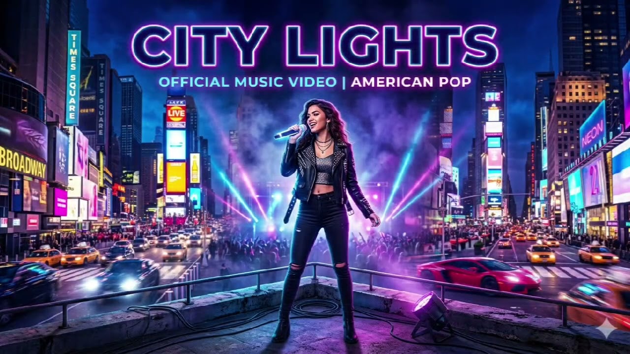 City Lights 🌃 | Official USA Pop Song 2026American Nights