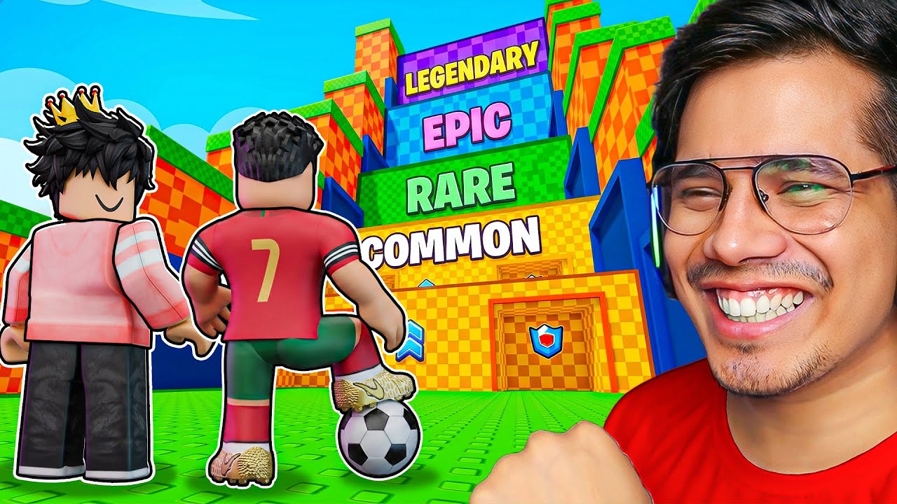 STEALING FOOTBALL FROM RONALDO IN ROBLOX 😱