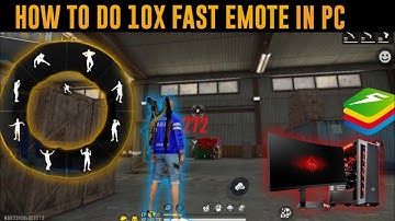 HOW TO DO FAST EMOTE LIKE B2K | HOW TO DO FAST EMOTE IN BLUESTACKS 4 AND BLUESTACKS 5 IN PC