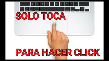 ¿Cómo se hace clic en un MacBook sin trackpad?