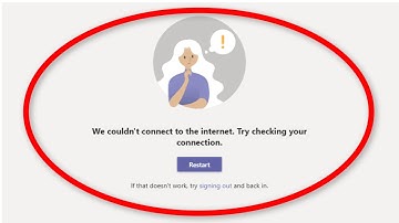 Fix - Microsoft Teams -We Could not To The Internet. Try Checking Your Connection - Windows 10/8/7