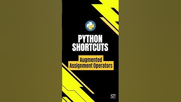 Python Shortcuts Augmented assignment operators #python #codingshorts #pythonforbeginners
