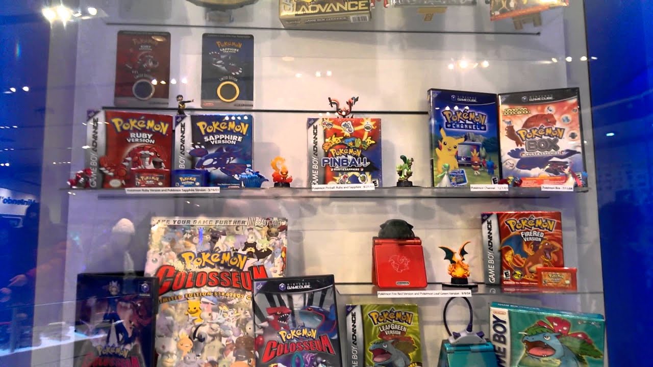 Pokemon display at Nintendo World 12/13/13 - YouTube