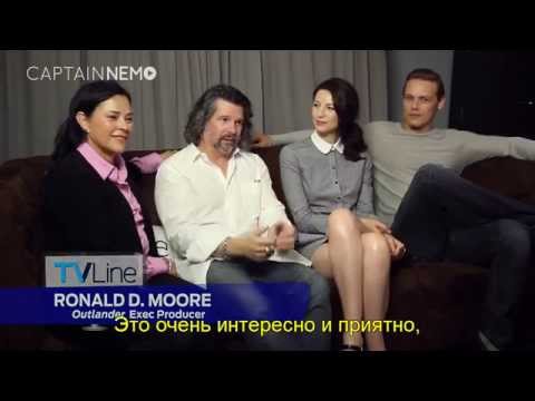 Outlander Stars at Comic-Con 2015 for TV Line [RUS SUB] caitriona balfe model