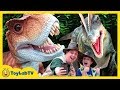 Giant Life Size T-Rex & Little Dinosaurs at Jurassic Quest Kids Dinosaur Event