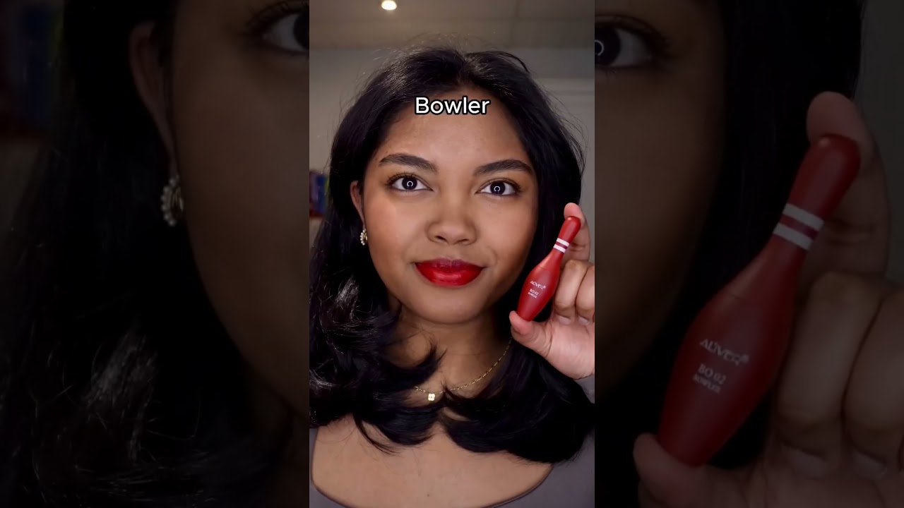 Bowl over your beauty routine with Aliver Bowling Bottle Lip Tint!🎳💄 