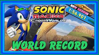 【SRCW】Sonic Racing: CrossWorlds - Dinosaur Jungle (WR) 1:56.901 - Super Sonic Speed screenshot 1