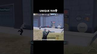 UNIQUE 1V4 | TOURNAMENT 💀 #youtubeshorts #bgmi #1vs4 #trending #foryou