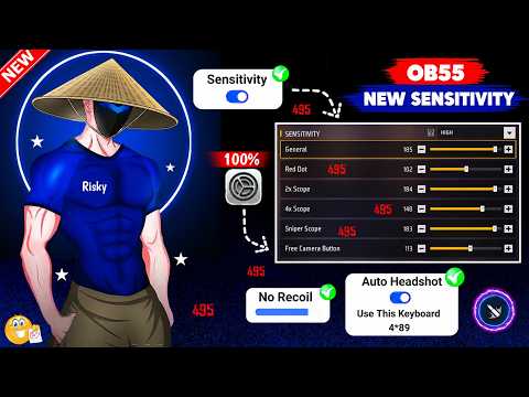 Free Fire Max Headshot Setting After Update 2026⚡Best Sensitivity Settings ⚙️| Sensitivity Setting