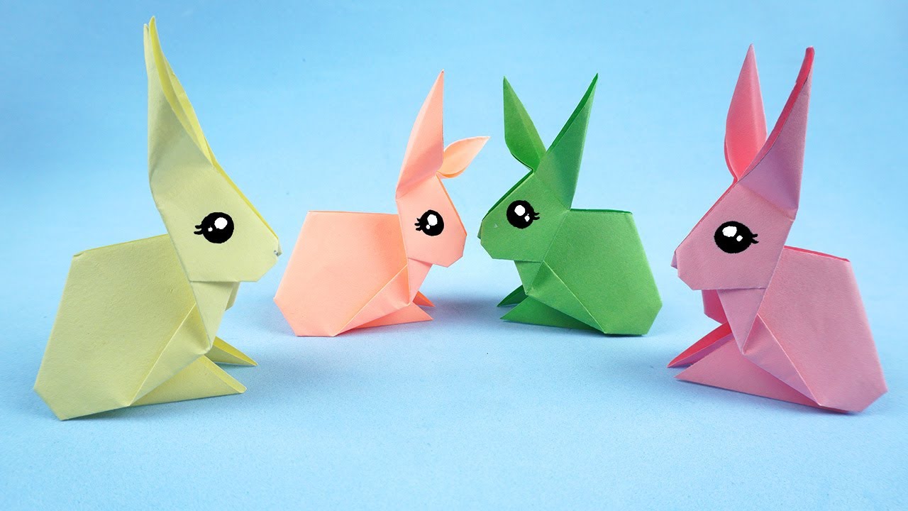 Ostern basteln: Osterhasen basteln aus papier - Origami ostern | DIY  Bastelideen - YouTube