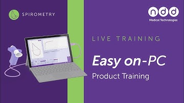 Live spirometry training with the Easy on-PC - March 2025