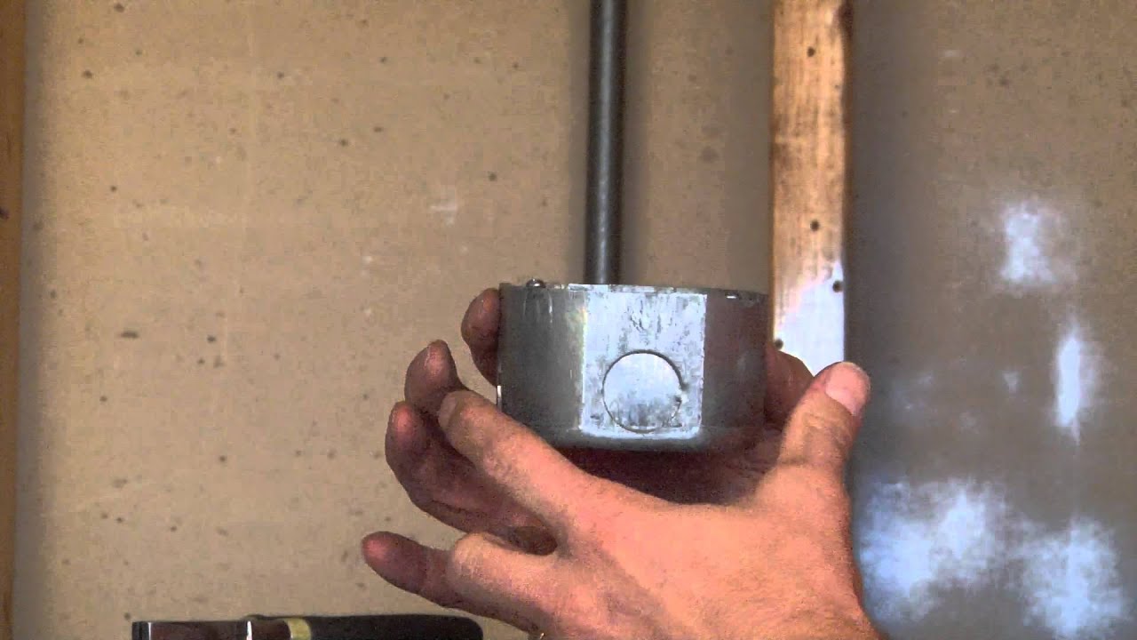 Octagon Box:  4" Octagon Box with Side Knockouts & Bottom Knockouts 54171-1