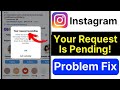 Instagram Follow Request Pending Fix | Request Is Pending Problem | Follow Button Not Working