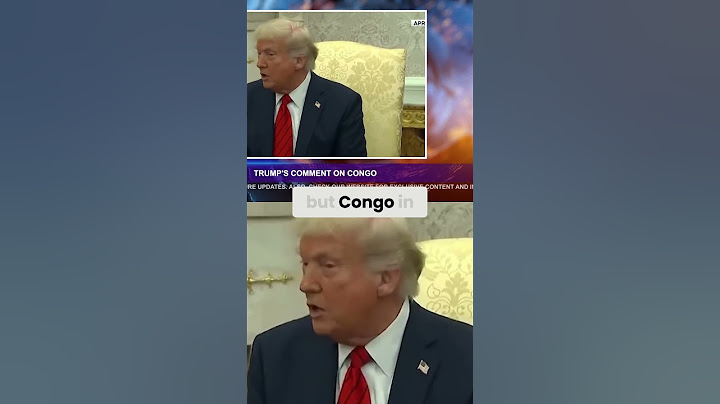 Trump's Congo Comment Sparks Outrage: What Did He Say?