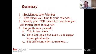 How to Commit to Your One Thing (Time Management)