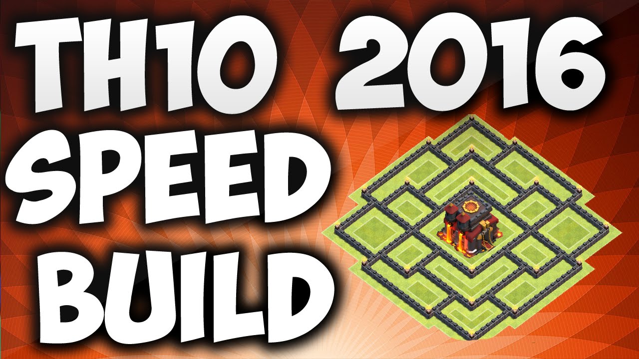 Clash of Clans: Th10 Farming/Hybrid Speed Build 2016