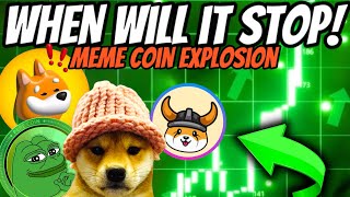 Why are Meme Coins Soaring? #pepe #floki #bonk #dogwifhat