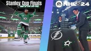 NHL 24 Tampa Bay Lightning vs. Dallas Stars Stanley Cup Final Game 7