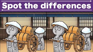 Spot the difference|Japanese Pictures Puzzle No395