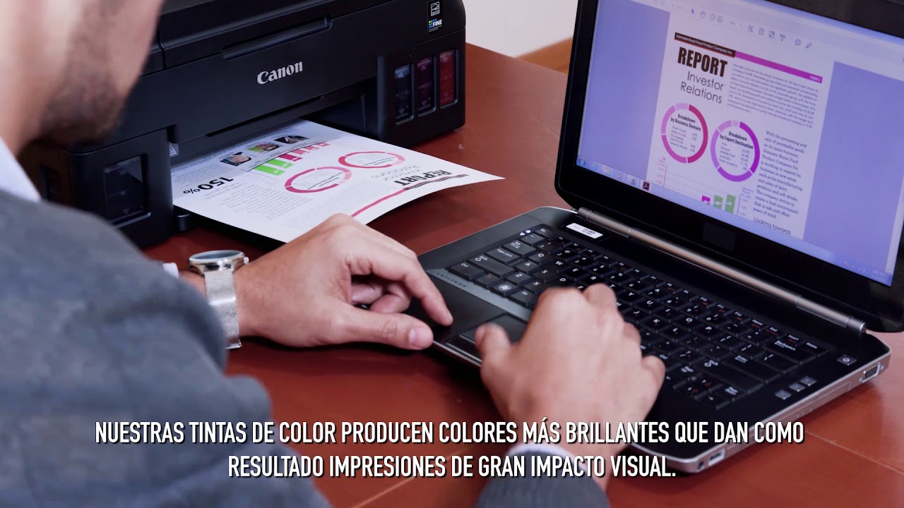 Descubre los beneficios de la Canon Pixma G4110 - YouTube