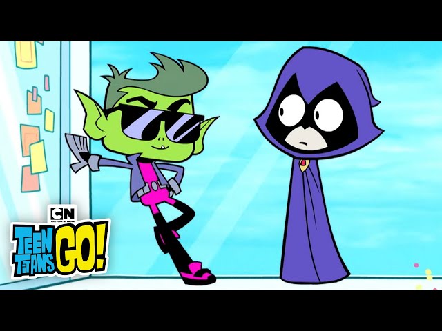 MASH-UP: Beast Boy and Raven Fall in Love | Teen Titans Go! | Cartoon Network class=