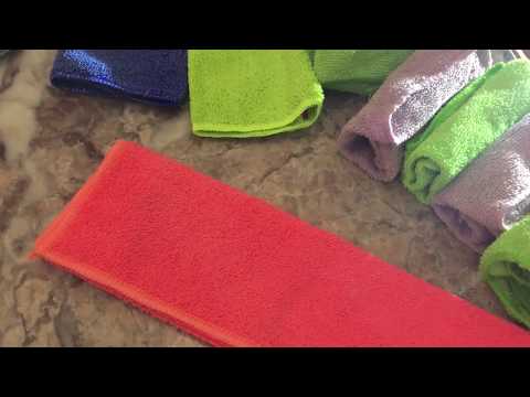 الفوط السحريه فوط المايكروفايبر التخلص النهائي من الاتربه مع سولي