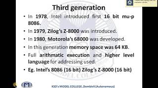 EVOLUTION OF MICROPROCESSOR