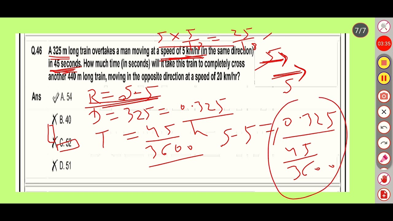 If a 325 metre long train overtakes a man moving at a speed of 5 kilometres per hour in the same dir