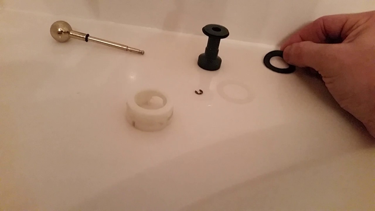 Fixing A Leaky Tub Faucet Shower Diverter Youtube