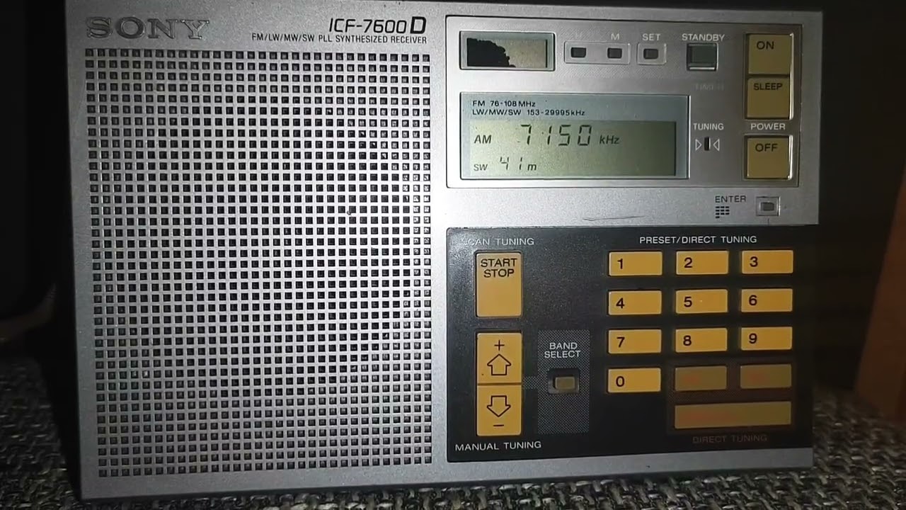 Radio Portable Sony ICF-7600D - AM/FM, Modulaire, Occasion