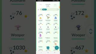 shiny collection on pokemon go