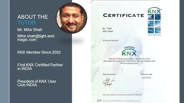 KNX Basic Course Certificate Training