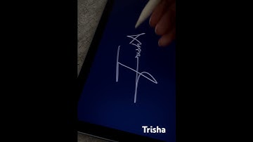 Signature Style”Trisha”🩷🖊️Comment your name!