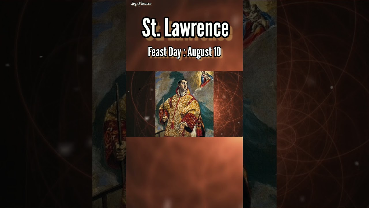 Day 5 : ST. LAWRENCE Powerful Novena || Patron Saint of Chefs, Tanner, Firefighter, Poor, and Miners