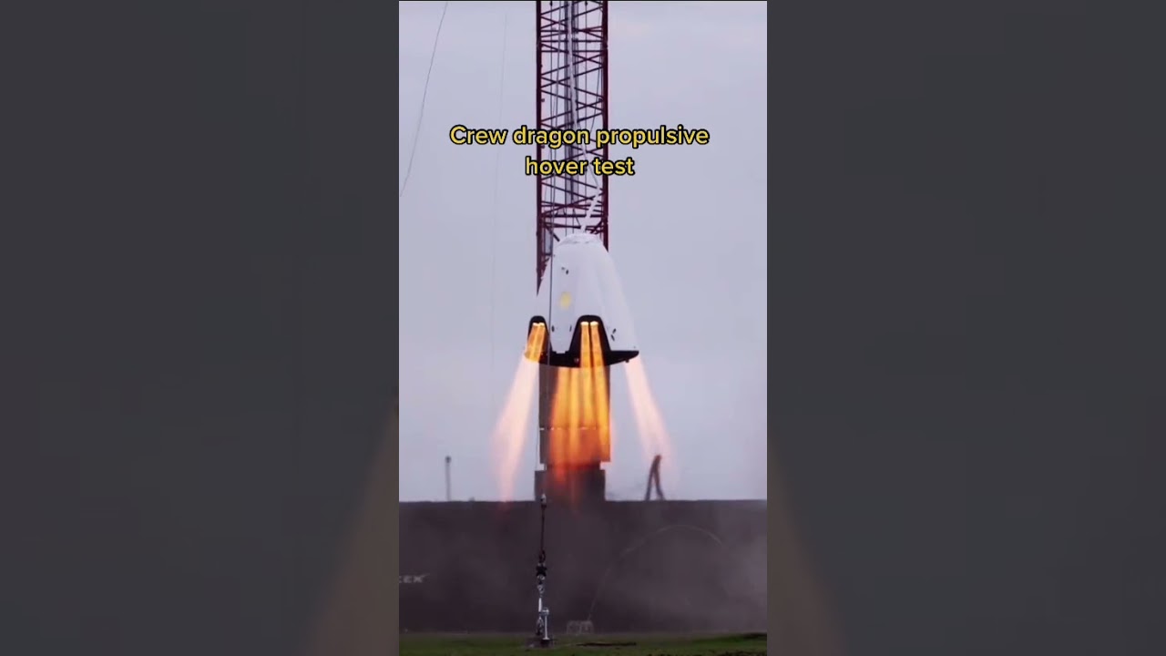 Crew Dragon Propulsive Hover Test 