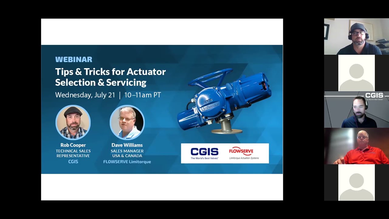 Tips & Tricks for Actuator Selection & Servicing