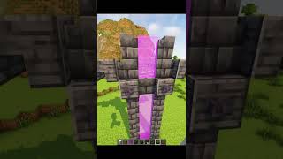 Minecraft Purple Sword Beacon Design⚔️ #minecraft #shorts