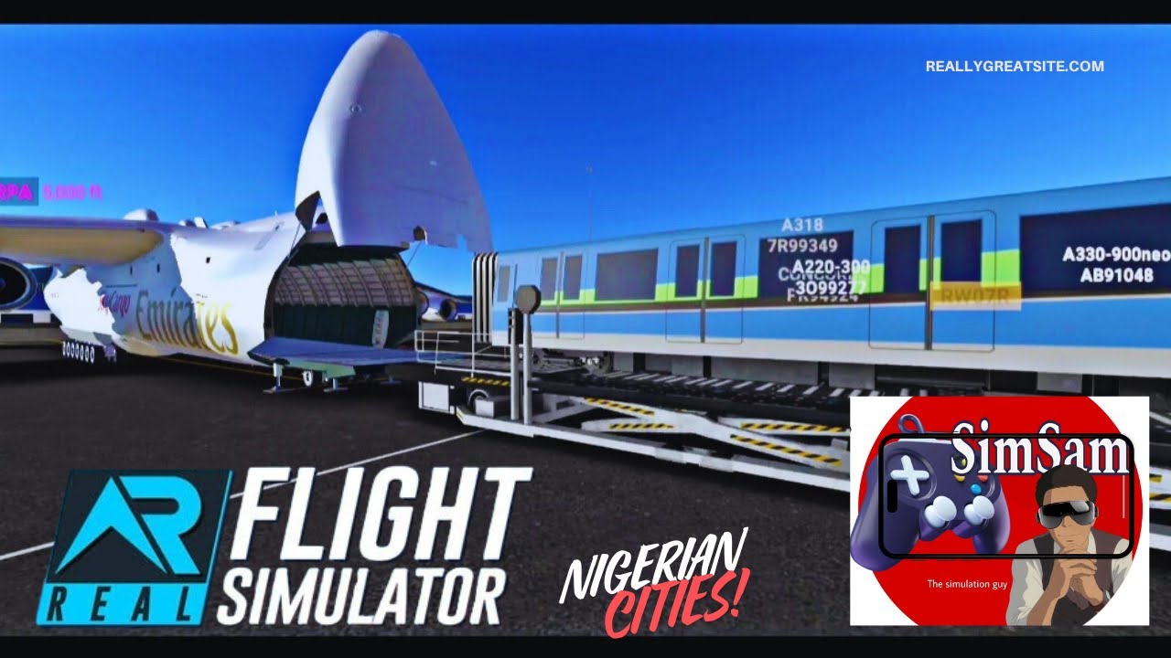 RFS | Giant Antonov Cargo Flight | Delivering Lagos Red & Blue Line Train Coaches from Hong Kong