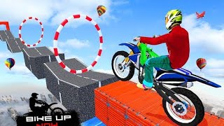 Impossible Tricky Bike Stunts #Ramp Motor Cycle Racer Game #3D Bike Games To Play #Games For Android screenshot 5