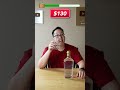 $1 vs $60,000 water 💦