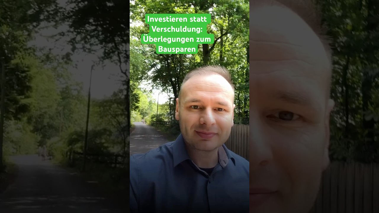 Hier einmal ein Denkanstoß zum Thema bausparen und investieren