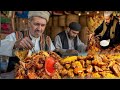 Afghanistan Crowd street food |  Kabuli pulao | liver fry | rosh recipe | | street food Afghanistan
